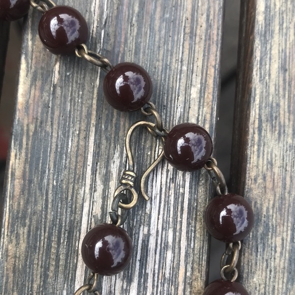 Chocolate Brown Necklace - Picture 5 of 6